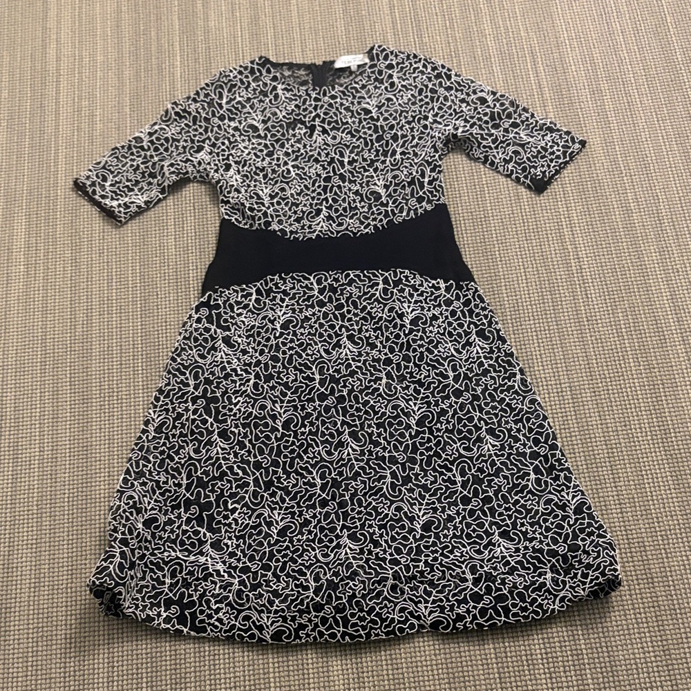 Stylish Black and White Women’s Rickie Freeman by Teri Jon Dress